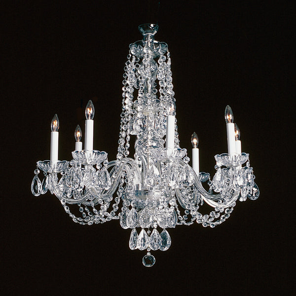 Crystal Chandelier Adele - 8 light chandelier with classic crystal.