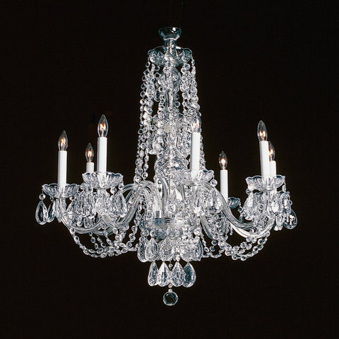 Crystal Chandelier Adele - 8 light chandelier with classic crystal.