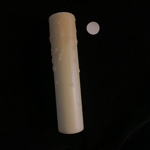 E26 (Medium Base) Candle Covers - Honey colored wax - 6"
