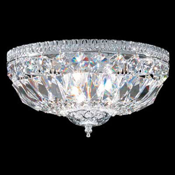 Europa 12 - Flush Mount Crystal Basket - 12" x 6"