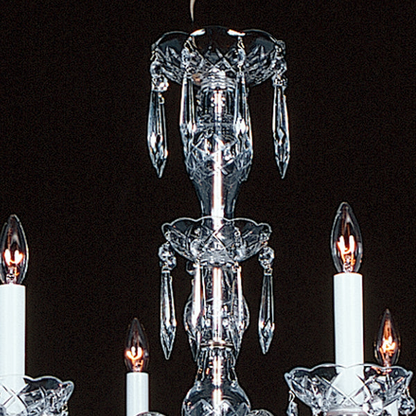 Roland - Detail of Crystal on Chandelier Stem