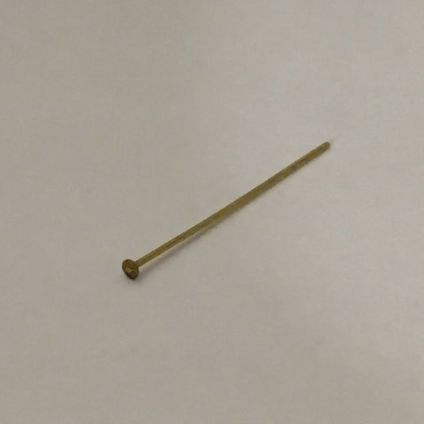 Head Pin - 1.5" - Brass - Pack of 100
