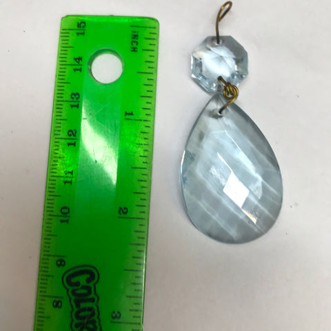 Vintage Light Blue Almond, 1.5"