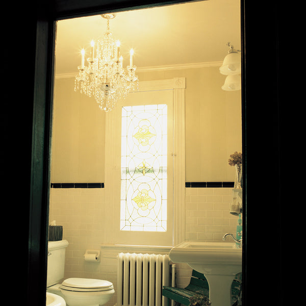 Crystal Chandelier 6-R-6 in bath