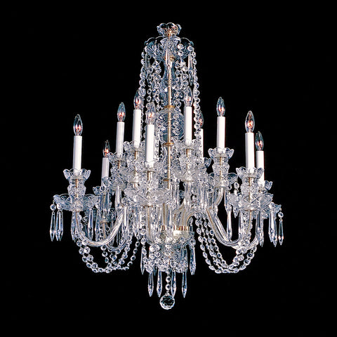 Crystal Chandelier Alexandria - 12 light chandelier with classic crystal.