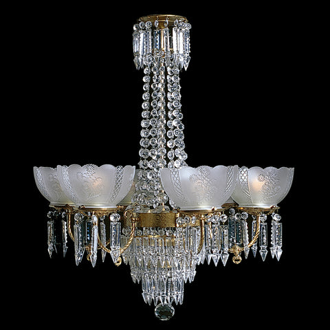 6 light Victorian Chandelier Charleston 6