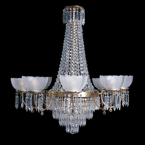 8 light Victorian Chandelier Charleston 8