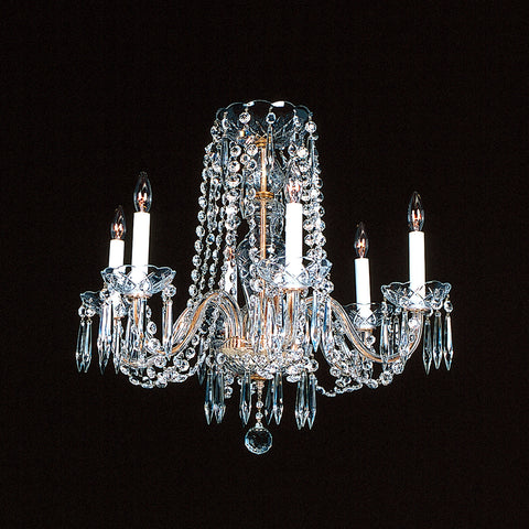 6 light short Duke Crystal Chandelier