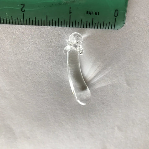 Novelty Clear Crystal #3 - 1.75"