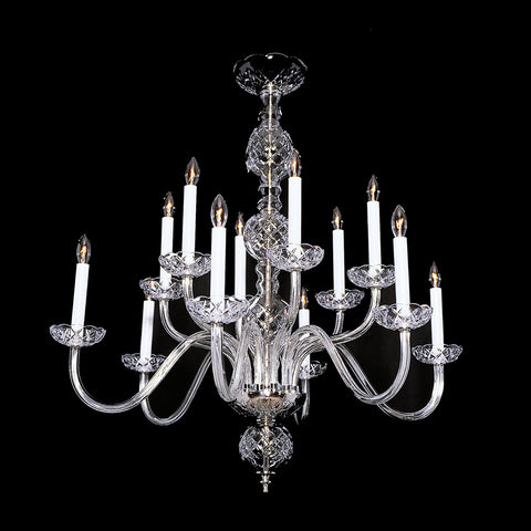 12 light crystal chandelier Madison.