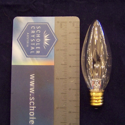 Petite Candelabra Clear Bulb: 40w, 25w, 15w