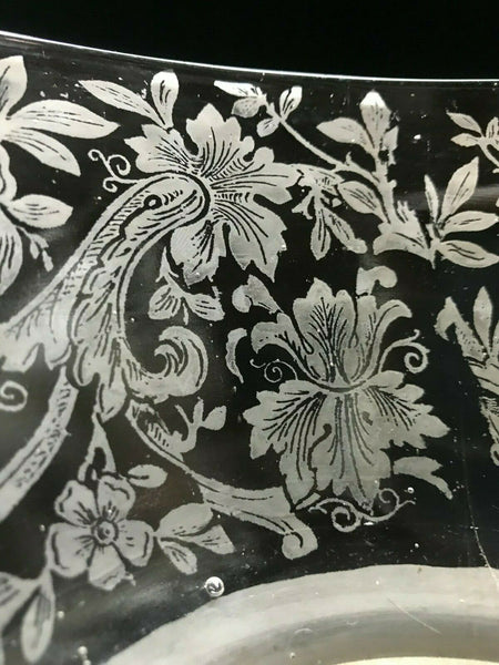 SSG11 Antique Victorian Glass Shade, 4" Fitter