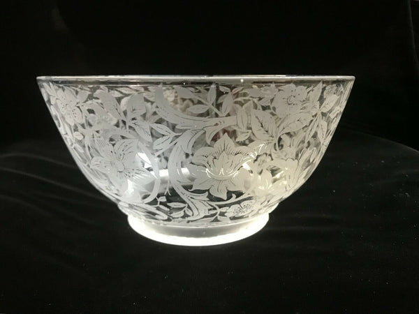 SSG12 Antique Victorian Glass Shade, 4" Fitter