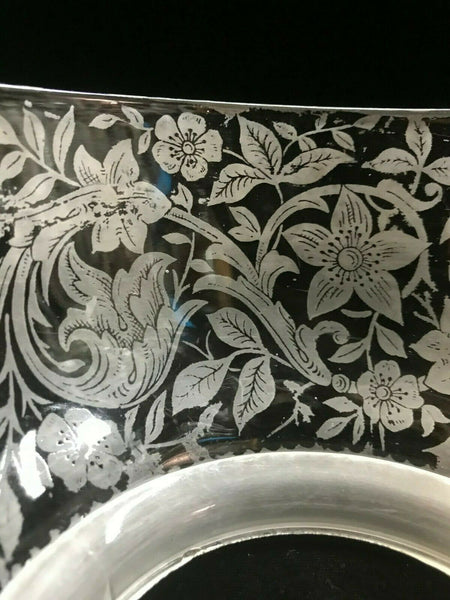 SSG12 Antique Victorian Glass Shade, 4" Fitter