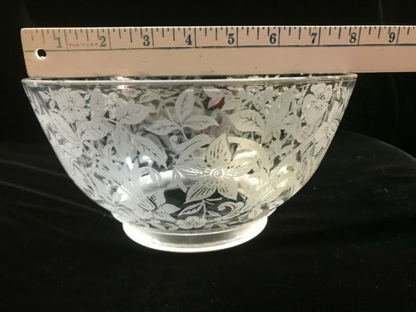 SSG12 Antique Victorian Glass Shade, 4" Fitter