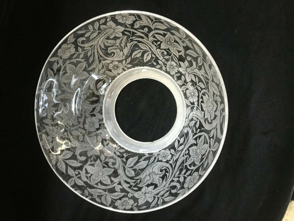 SSG12 Antique Victorian Glass Shade, 4" Fitter