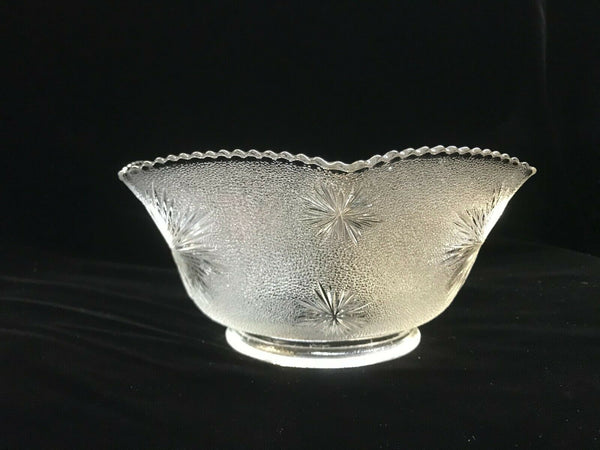 SSG14 Vintage Victorian Glass Shade, 4" Fitter