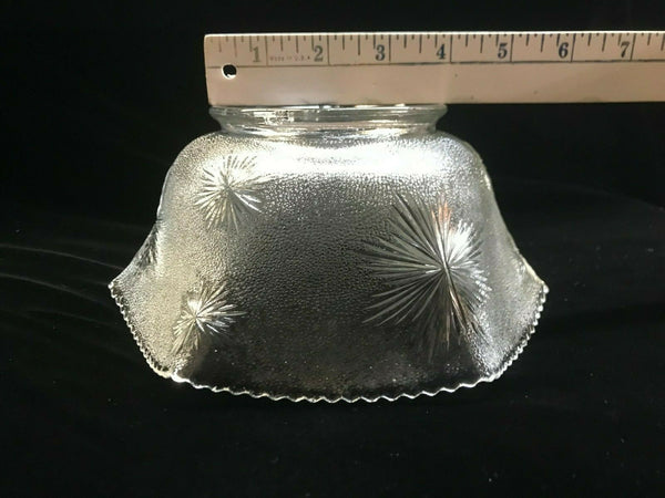 SSG14 Vintage Victorian Glass Shade, 4" Fitter