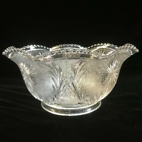 SSG15 Antique Victorian Glass Shade, 4" Fitter