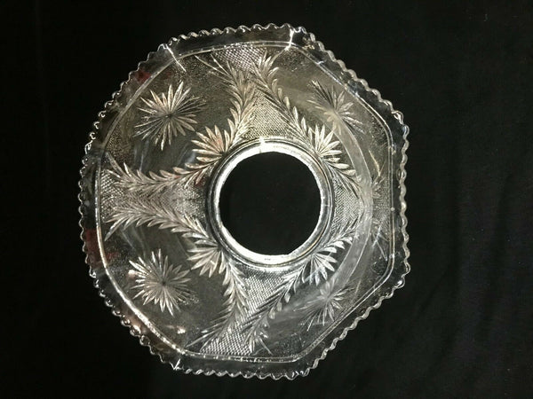 SSG15 Antique Victorian Glass Shade, 4" Fitter