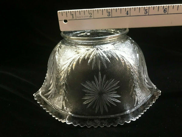 SSG15 Antique Victorian Glass Shade, 4" Fitter