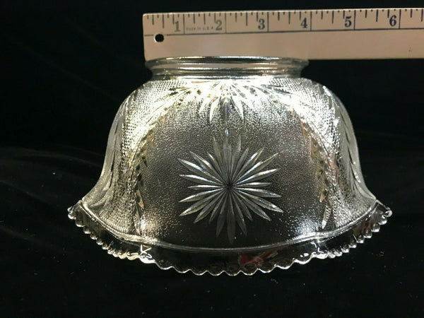 SSG16 Antique Victorian Glass Shade, 4" Fitter