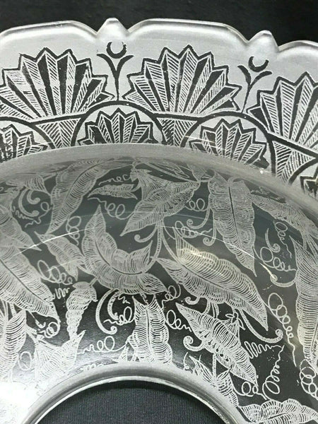 SSG2 Antique Victorian Glass Shade, 4" Fitter