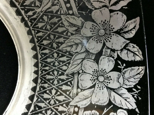 SSG25 ACB Antique Victorian Glass Shade, 5" Fitter