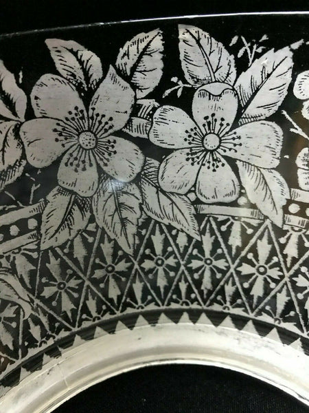 SSG26 ACB Antique Victorian Glass Shade, 5" Fitter