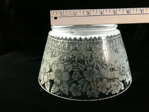 SSG26 ACB Antique Victorian Glass Shade, 5" Fitter