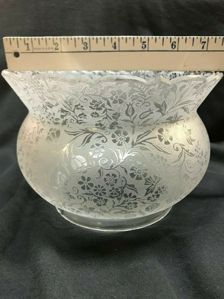 SSG4 Antique Victorian Glass Shade, 5" Fitter