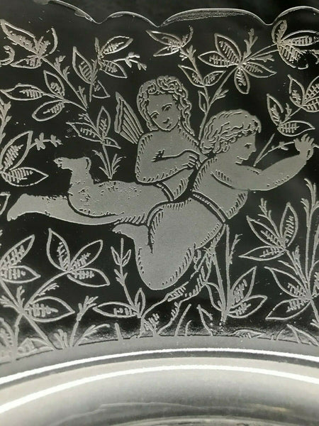 SSG6 Antique Victorian Glass Shade, 4" Fitter