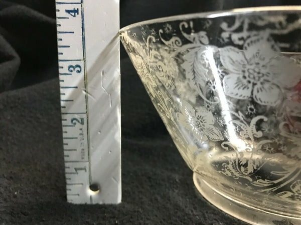 SSG7 Antique Victorian Glass Shade, 4" Fitter