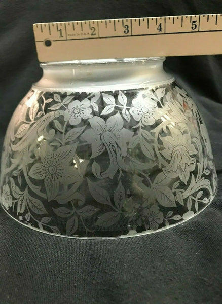 SSG8 Antique Victorian Glass Shade, 4" Fitter