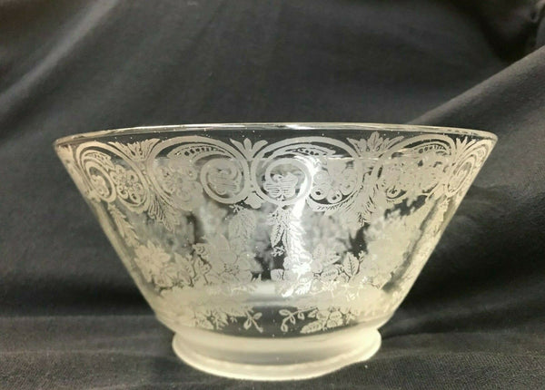 SSG9 Antique Victorian Glass Shade, 3.5" Fitter