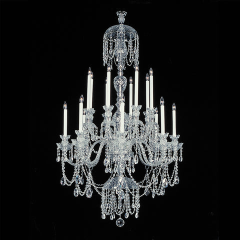 Crystal Chandelier Winter Elegance 