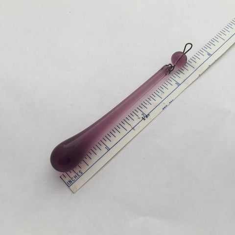 Vintage Amethyst 3" Drop with Top