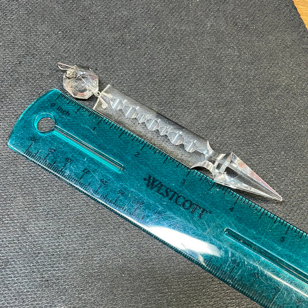 Vintage Spear Point, 4”  #2,  Notched, Full-cut