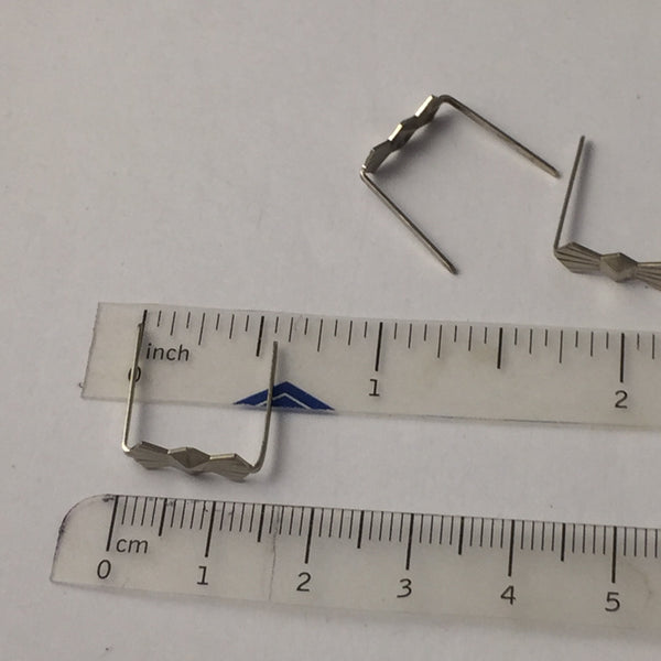 Bowtie Clip - 13mm - Chrome - Long Legs