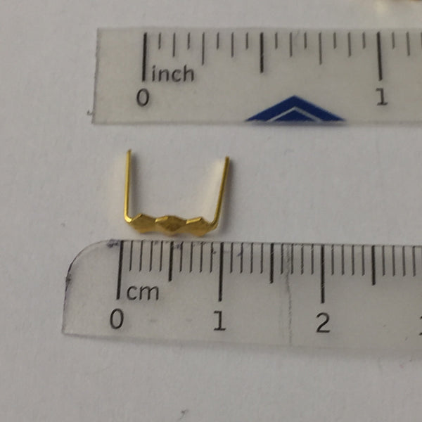 Bowtie Clip - 8mm - Gold