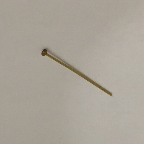 Head Pin - 1.25" - Brass - Pack of 100