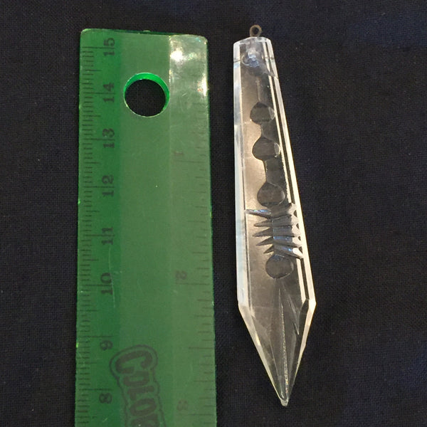 Back of fancy-cut prism.