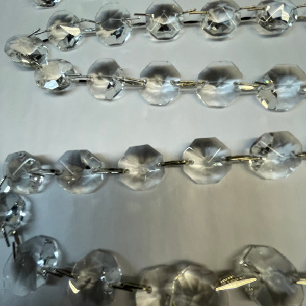 Chain of 16mm Octagons - 1 Meter