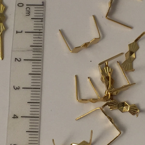 Bowtie Clip - 10.5mm - Gold