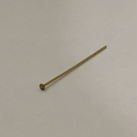 Head Pin - 1.5" - Brass - Pack of 100