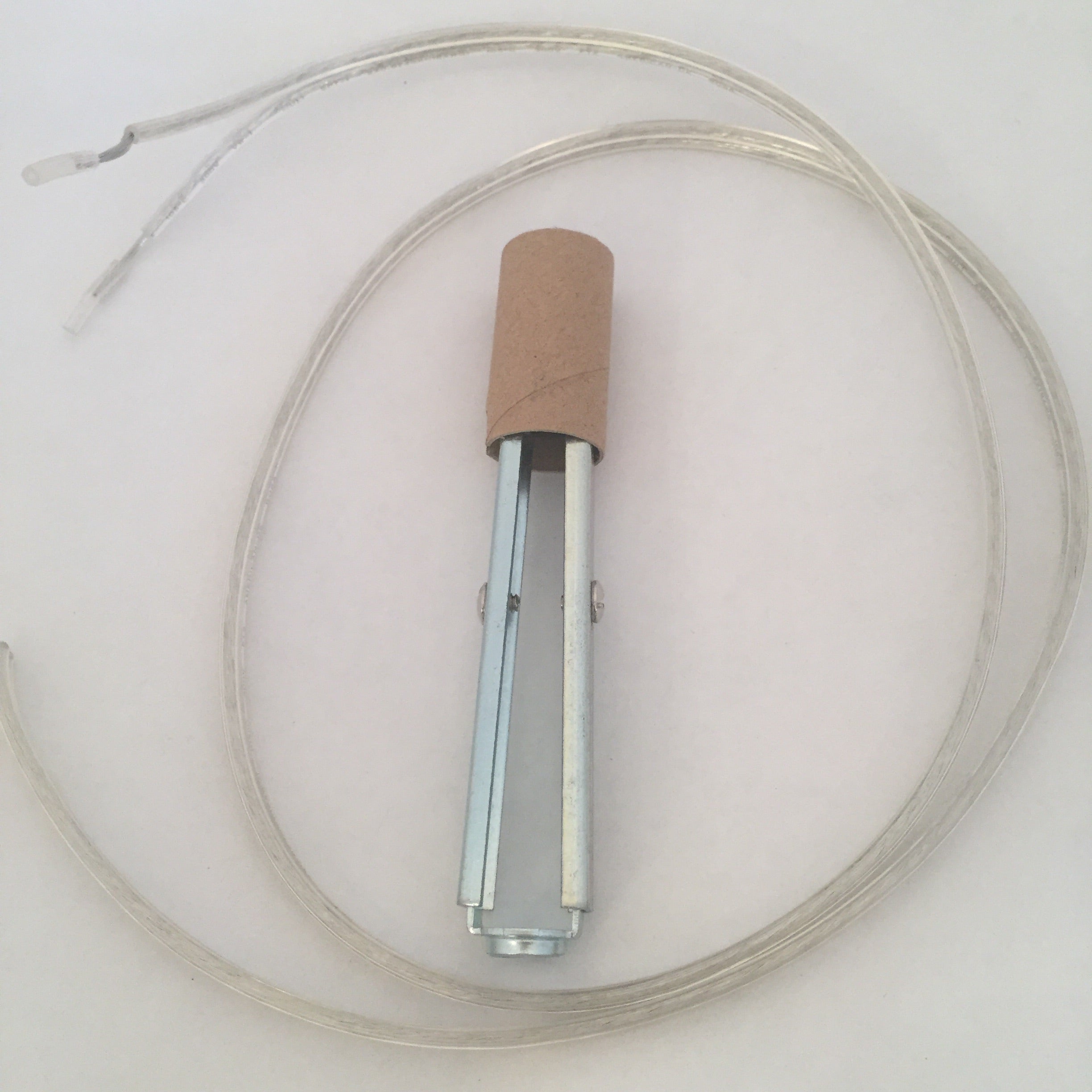 Chandelier Arm Rewire Kit - Clear Wire, 4 3/4 - 6 Socket
