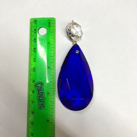 Cobalt Blue Almond, 2.5"