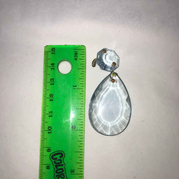 Vintage Light Blue Almond, 1.5"