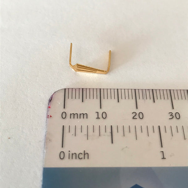 Hanger Clip - 12mm - Gold