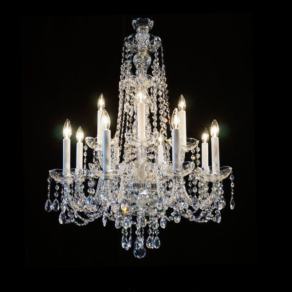 8+4 Small crystal chandelier